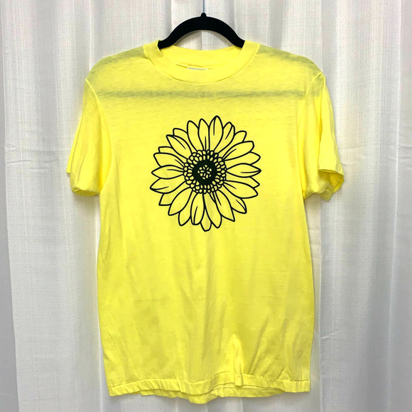 Hanes Tops - Hanes 50-50 Upcycled "Sunflower" Graphic Tee